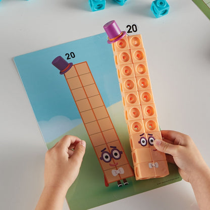 Hand2Mind - Mathlink Cubes - Numberblocks 11-20 Activity Set