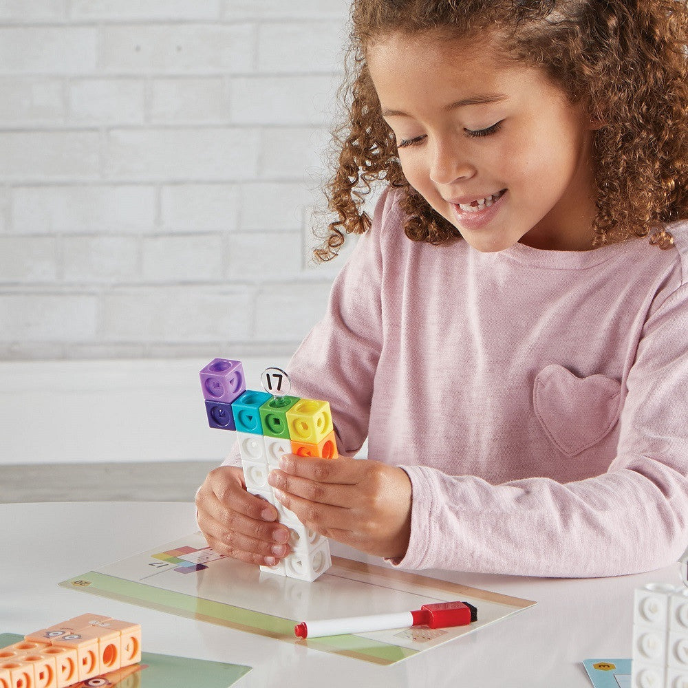 Hand2Mind - Mathlink Cubes - Numberblocks 11-20 Activity Set