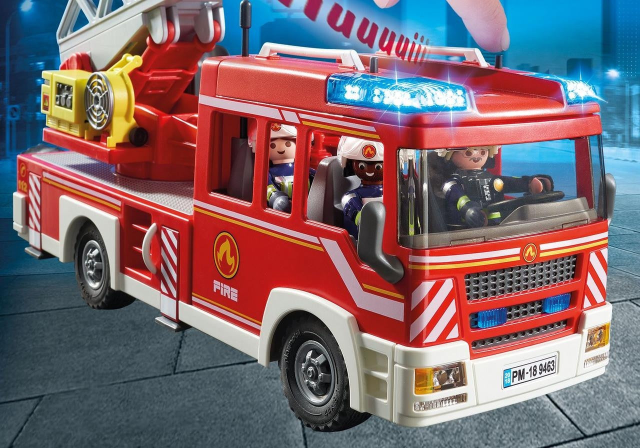 Playmobil - Fire Engine with Ladder 9463 **Damaged Packaging**
