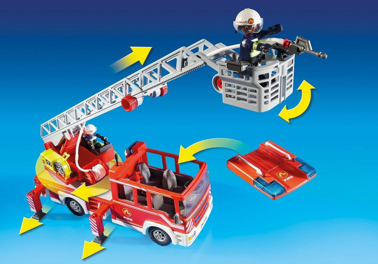 Playmobil - Fire Engine with Ladder 9463 **Damaged Packaging**