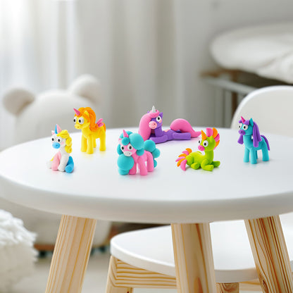Hey Clay - Rainbow Unicorns Set