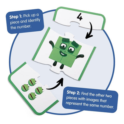 Hand2Mind - Numberblocks Counting Puzzle Set