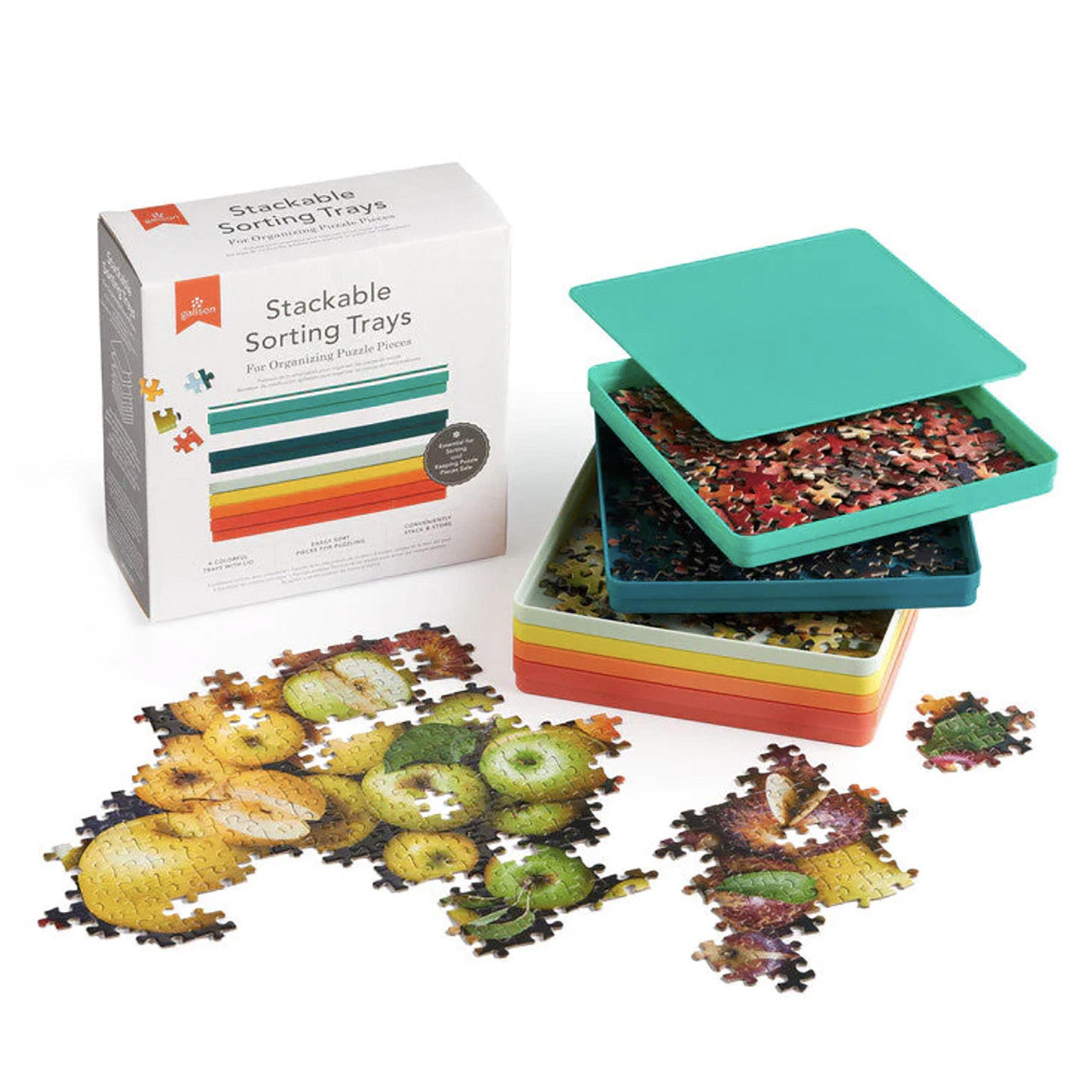 Galison - Puzzle Stackable Sorting Trays