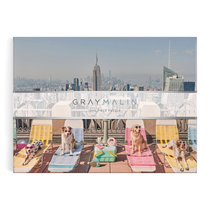 Galison 1000pc - Gray Malin The Dogs of New York City Puzzle