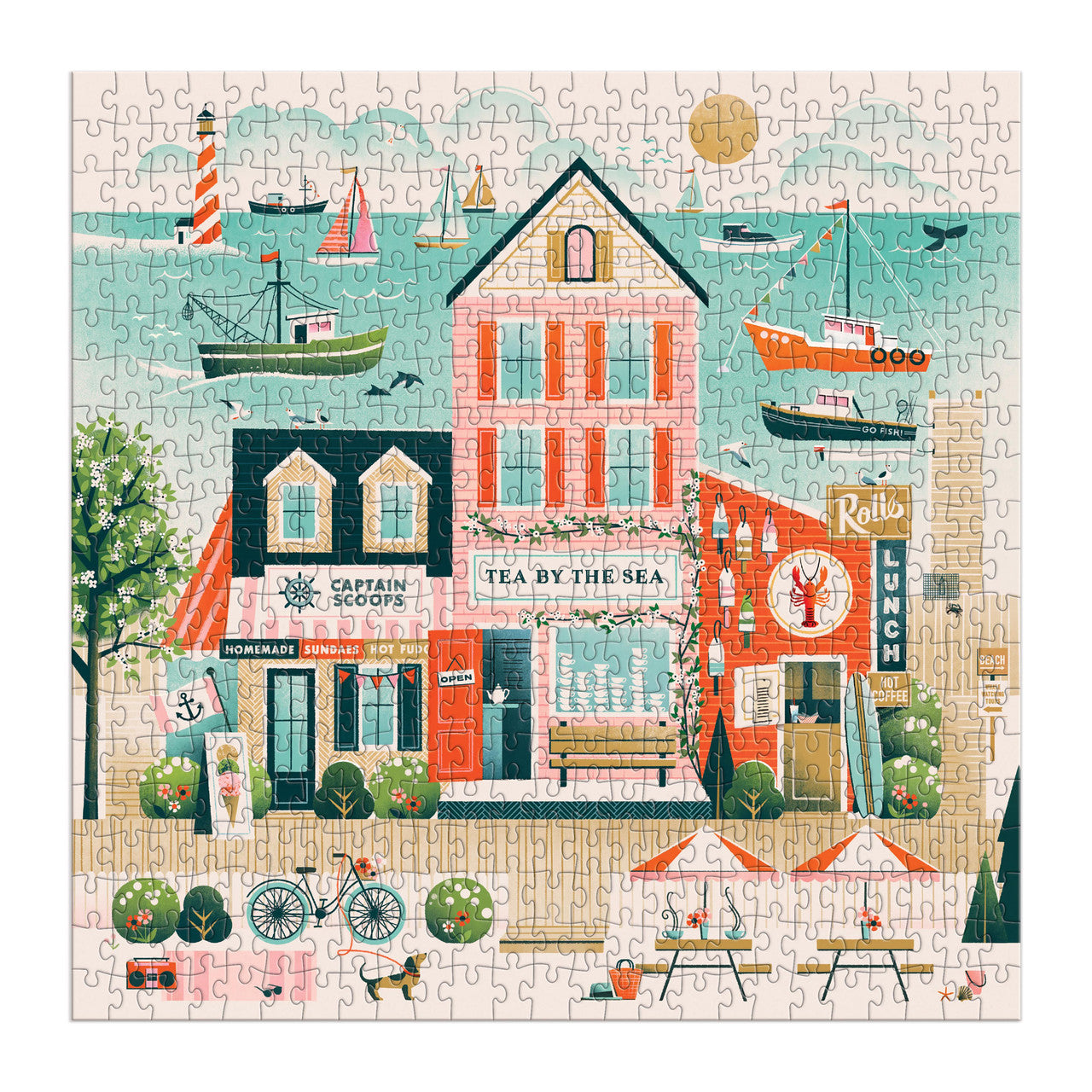 Galison 500pc - Beside the Sea Puzzle