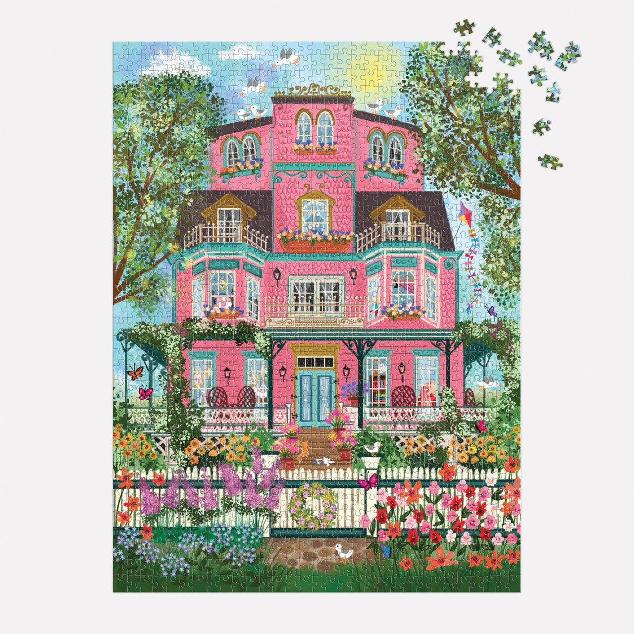 Galison 1000pc - Joy Laforme Capeside Victorian Foil Puzzle