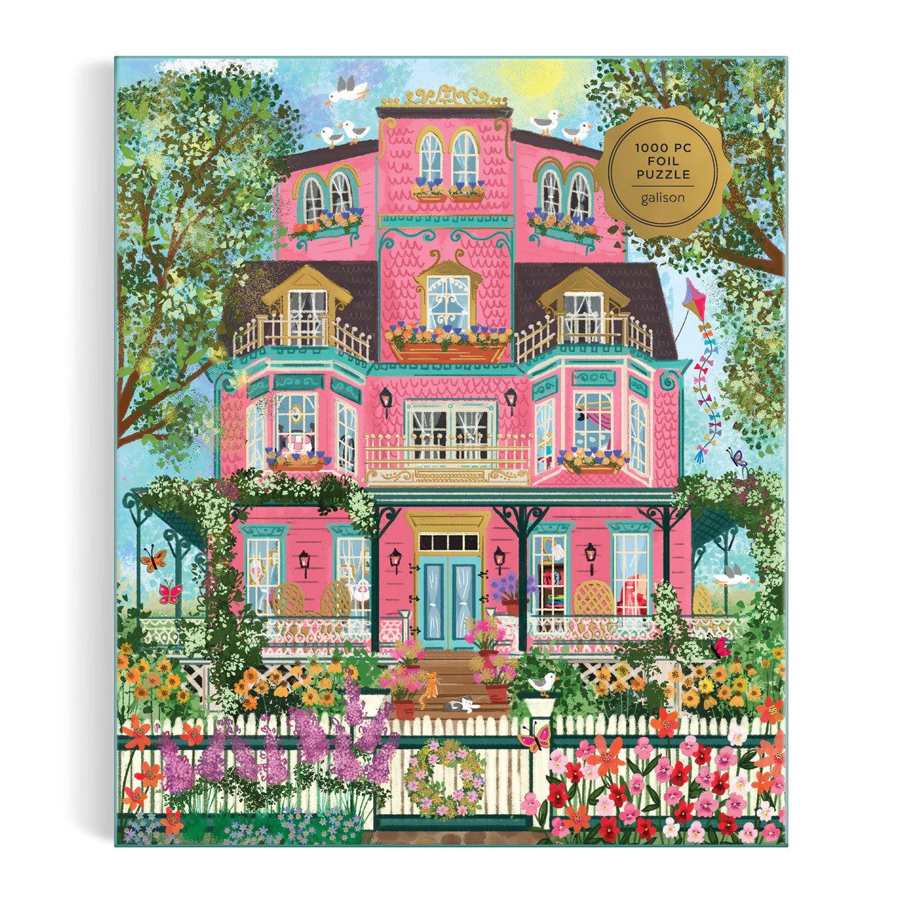 Galison 1000pc - Joy Laforme Capeside Victorian Foil Puzzle
