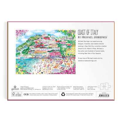 Galison 1000pc - Michael Storrings Coast of Italy Puzzle