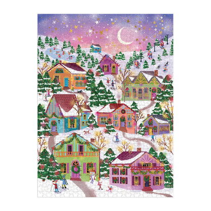 Galison 1000pc - Joy Laforme Snowcap Village Puzzle