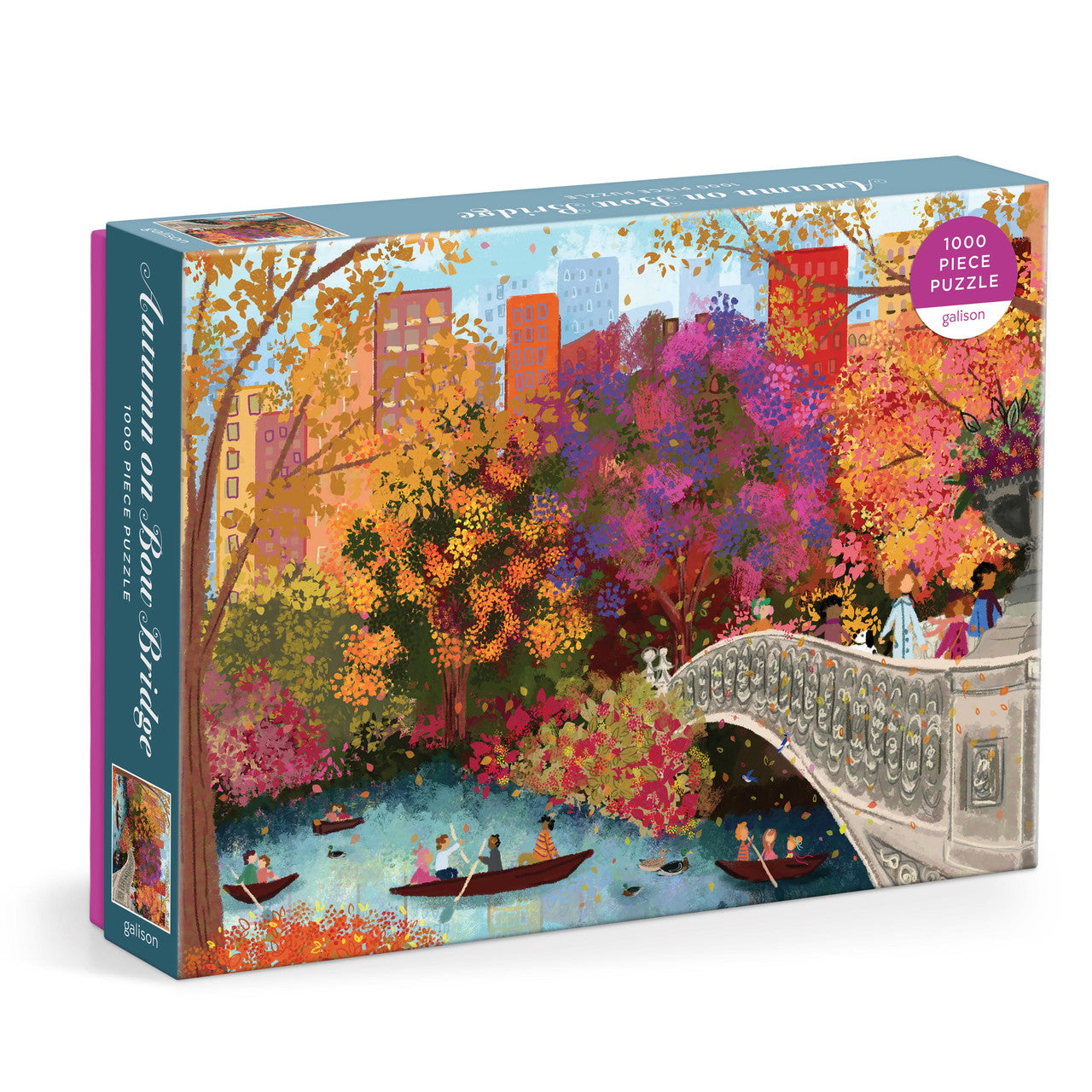 Galison 1000pc - Joy Laforme Autumn on Bow Bridge Puzzle