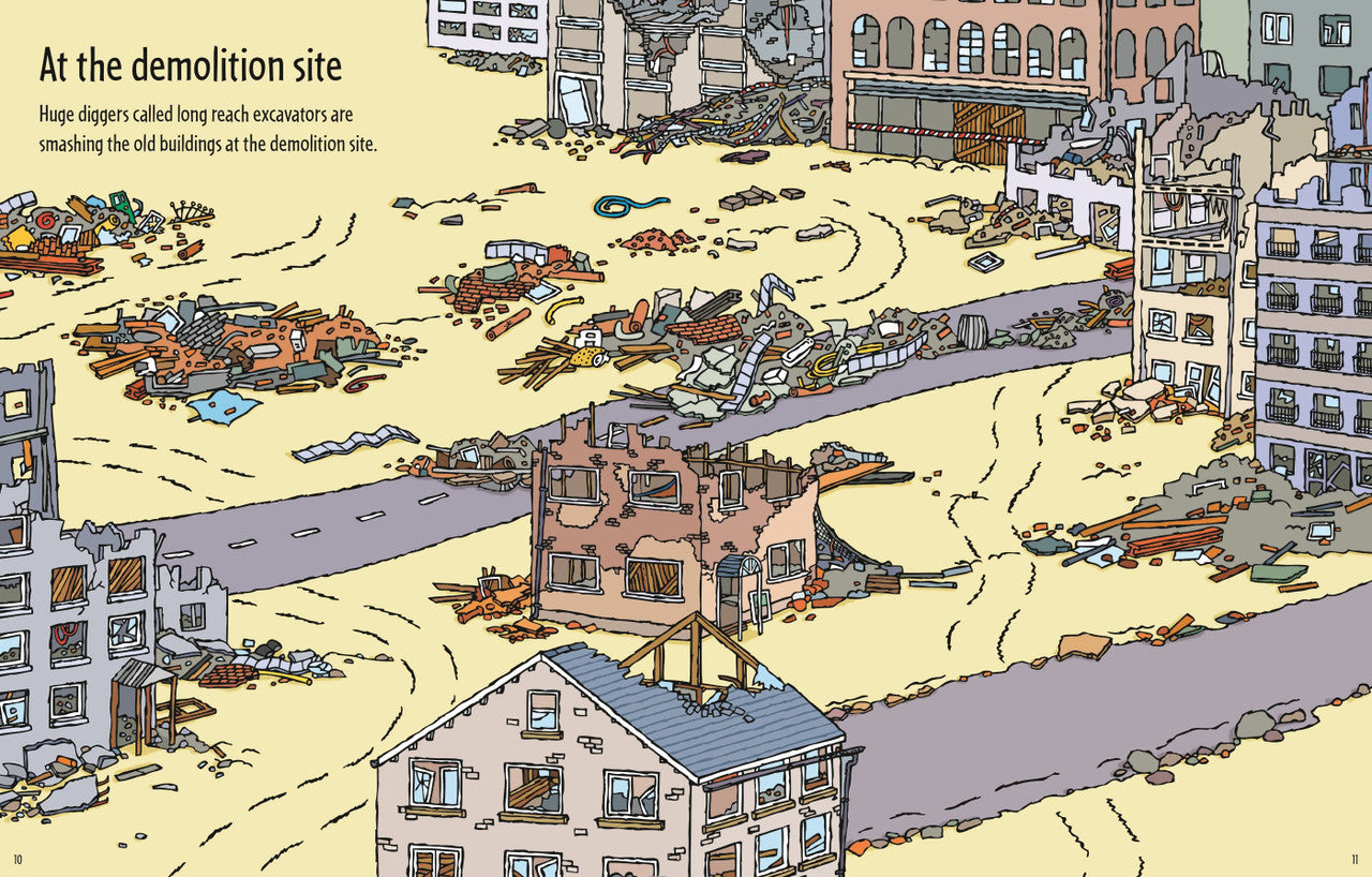 Usborne - First Sticker Book - Diggers