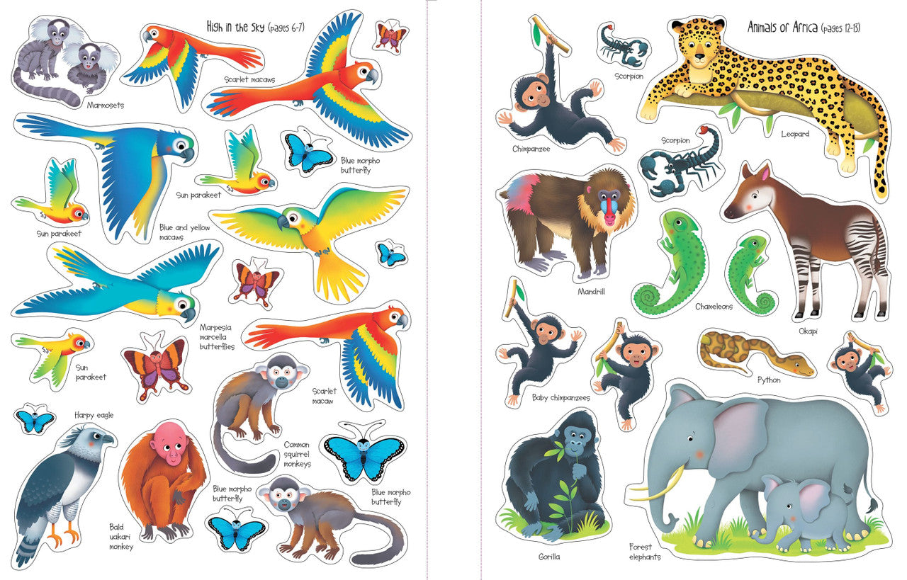 Usborne First Sticker Book: Jungle