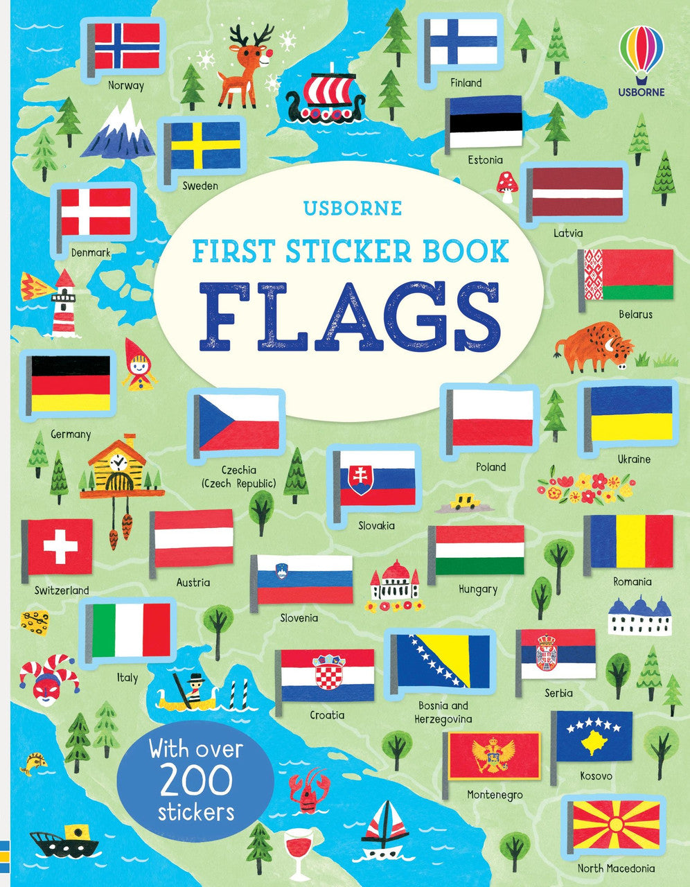 Usborne - First Sticker Book - Flags