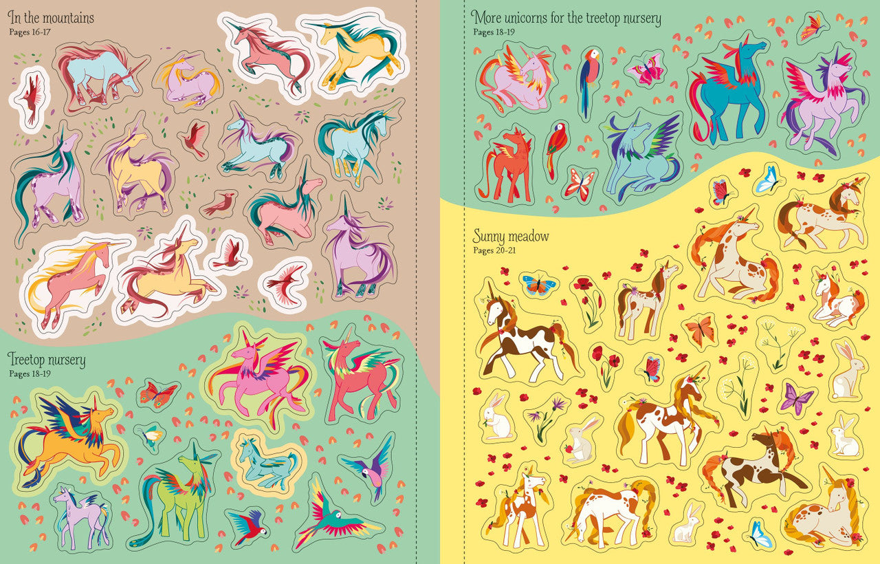 Usborne - Unicorns Sticker Book