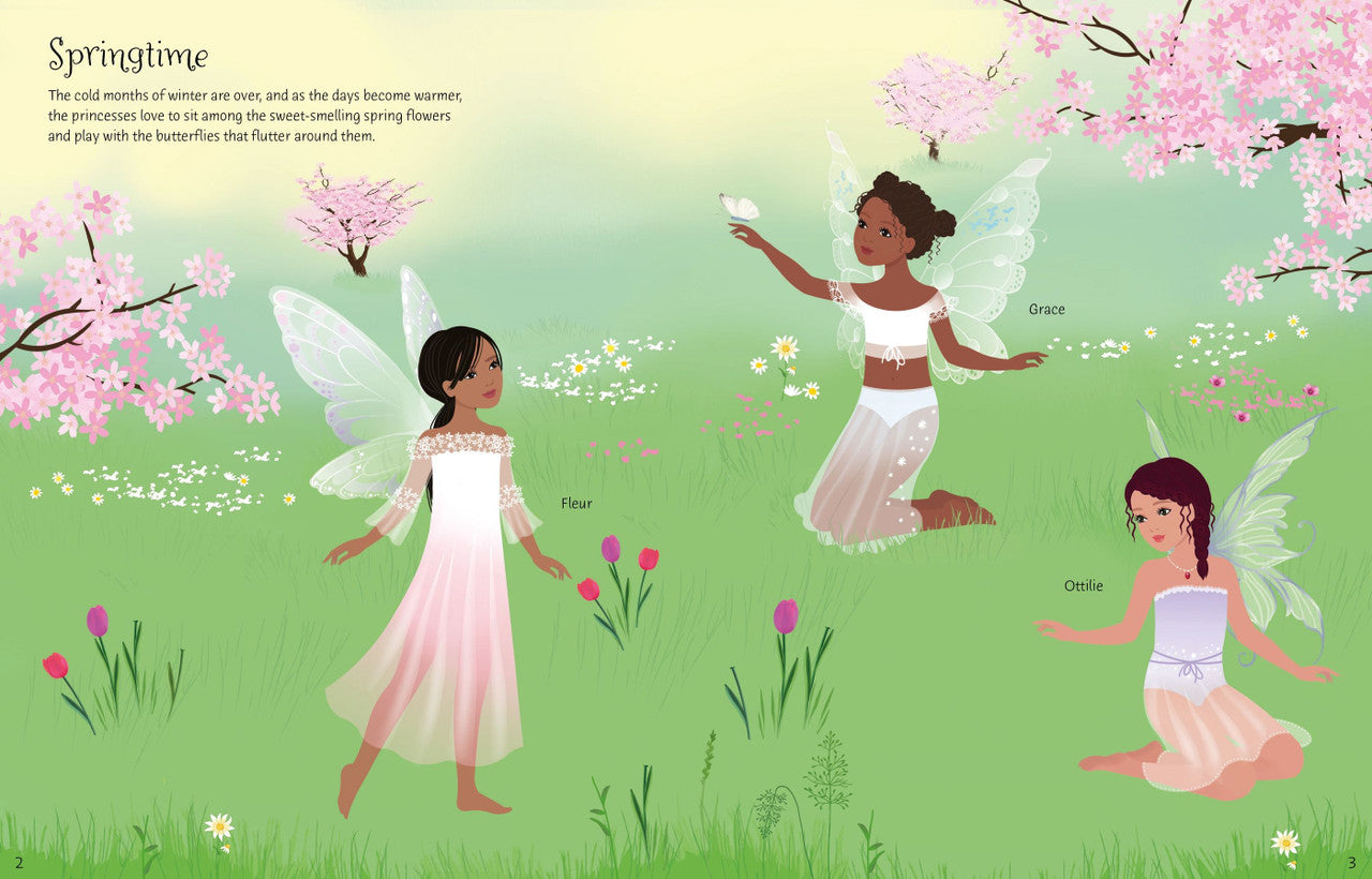 Usborne Sticker Dolly Dressing - Fairy Princesses