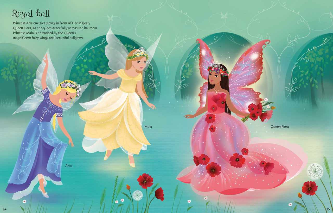 Usborne Sticker Dolly Dressing - Fairy Princesses
