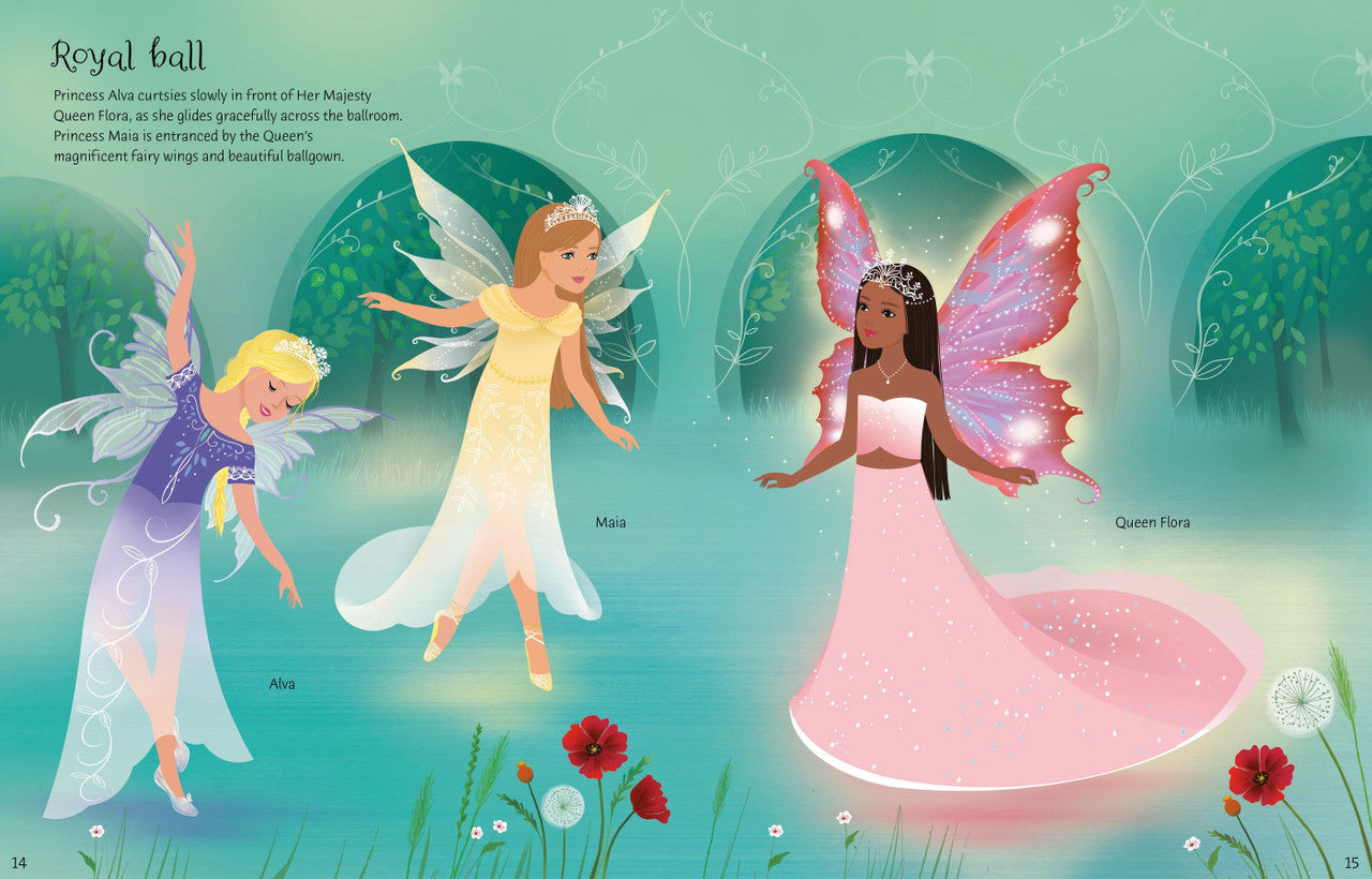 Usborne Sticker Dolly Dressing - Fairy Princesses