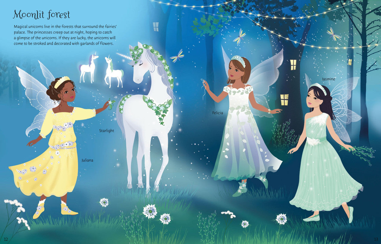 Usborne Sticker Dolly Dressing - Fairy Princesses