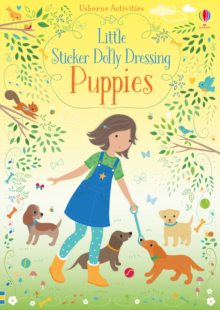 Usborne- Little Sticker Dolly Dressing Puppies