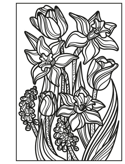 Usborne - Mini Books: Flowers Magic Painting Book