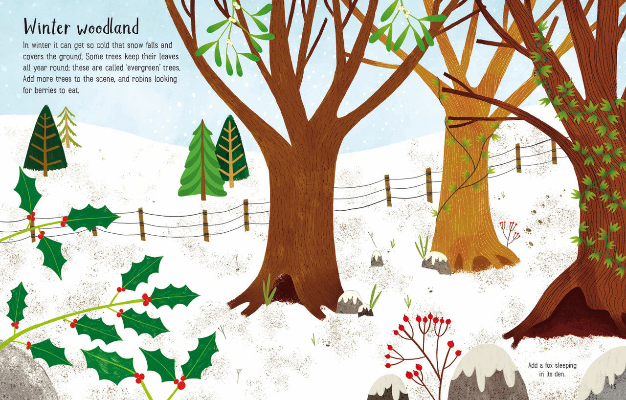 Usborne - First Sticker Book - Seasons