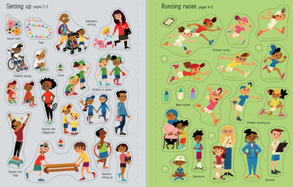 Usborne - First Sticker Book - Sports Day