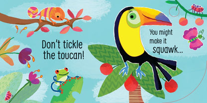 Usborne Touchy-Feely Sounds Book - Don't Tickle the Tiger