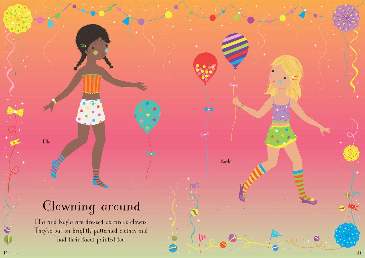 Usborne - Little Sticker Dolly Dressing - Carnival