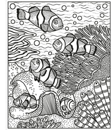 Usborne - Coral Reef Magic Painting Book