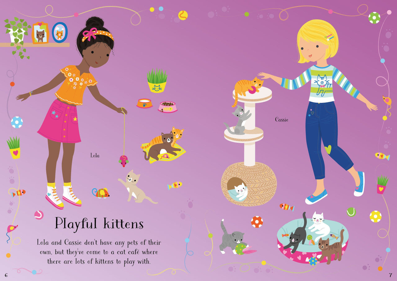 Usborne- Little Sticker Dolly Dressing Pets