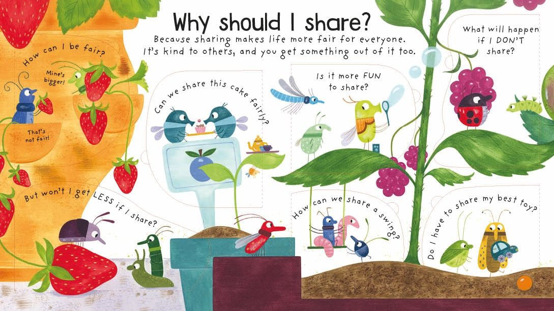 Usborne- Lift-The-Flap First Questions and Answers: Why should I share?
