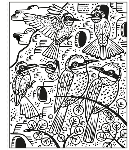 Usborne - Birds Magic Painting Book