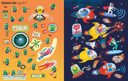 Usborne - First Sticker Book - Superheroes