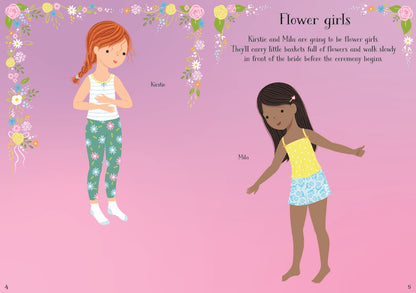 Usborne - Little Sticker Dolly Dressing - Bridesmaids