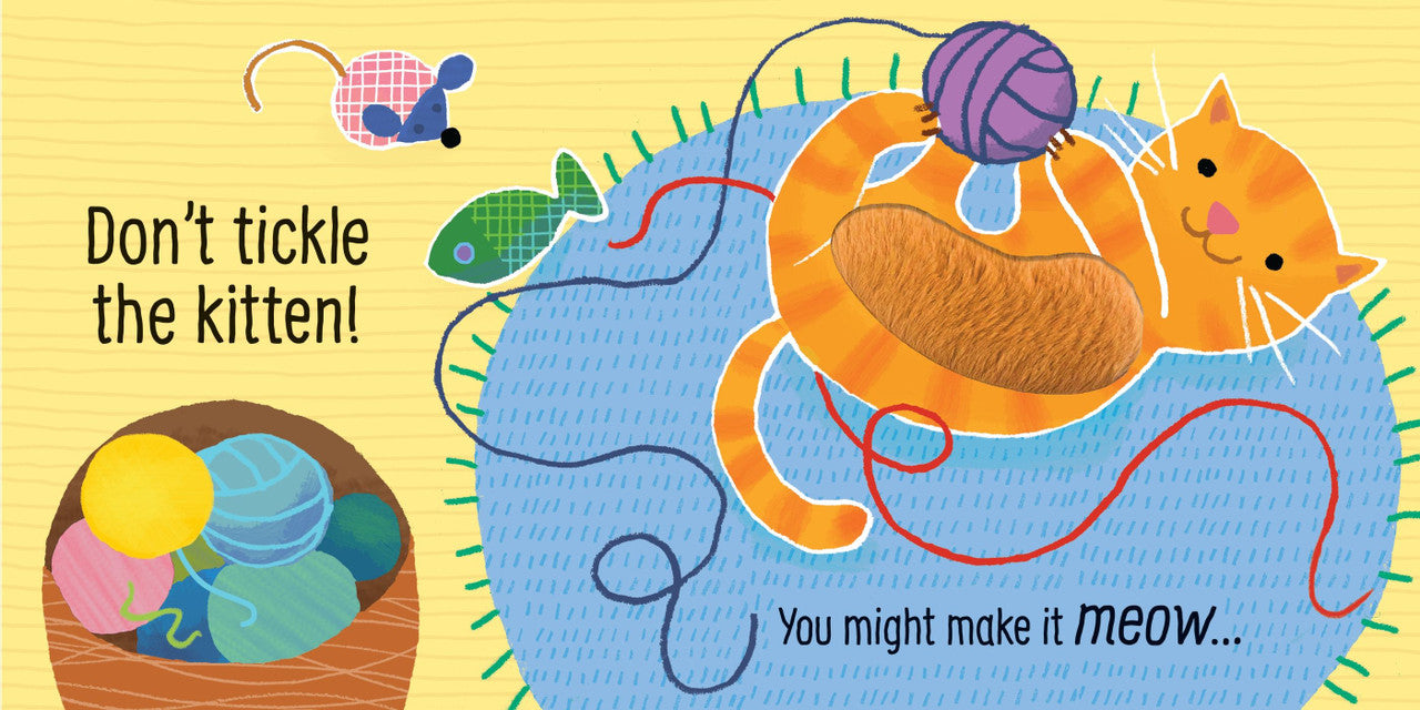 Usborne Touchy-Feely Sounds Book - Don't Tickle the Puppy