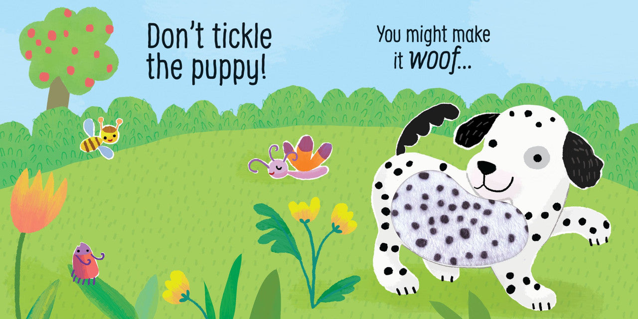 Usborne Touchy-Feely Sounds Book - Don't Tickle the Puppy