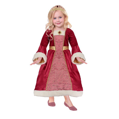 Anagram Medieval Princess Costume featuring a royal medieval-inspired gown for kids