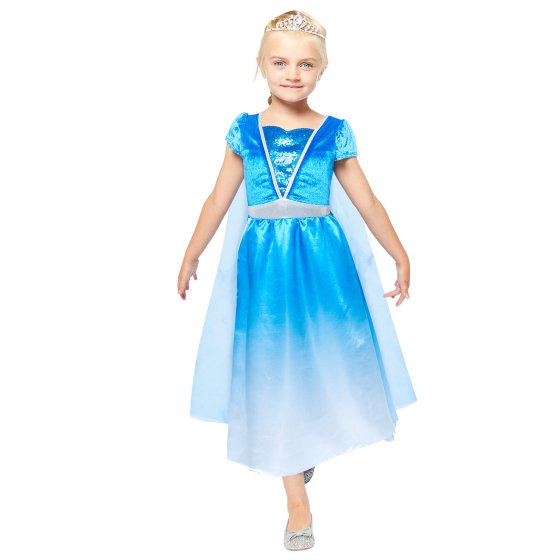 Anagram Ice Princess Costume featuring a sparkling winter princess dress for kids