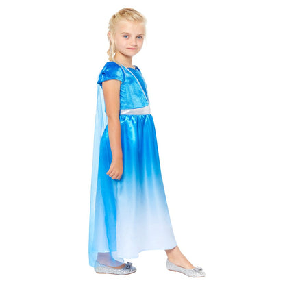 Anagram Ice Princess Costume featuring a sparkling winter princess dress for kids
