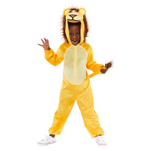 Anagram Lion Onesie Costume featuring a cosy lion outfit for kids