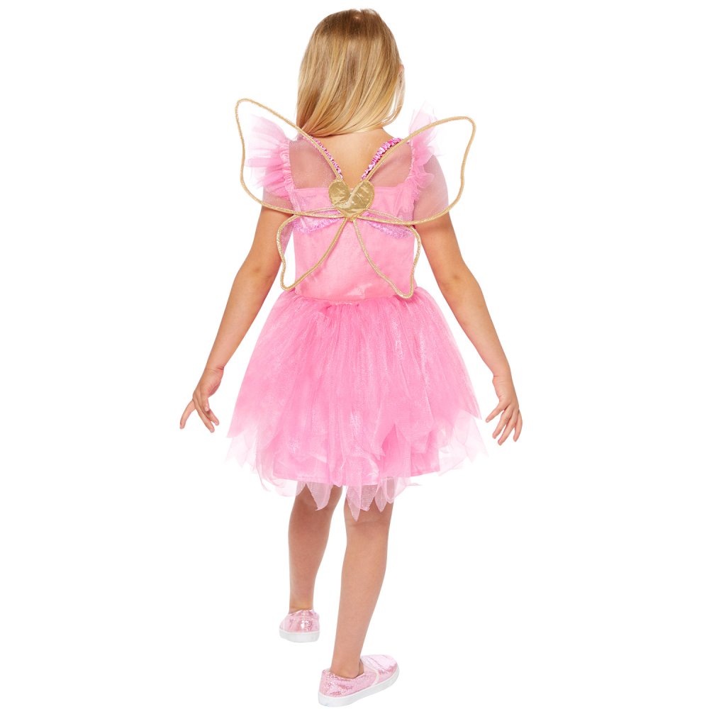 Anagram Pink Fairy Costume featuring a magical pink fairy outfit for kids