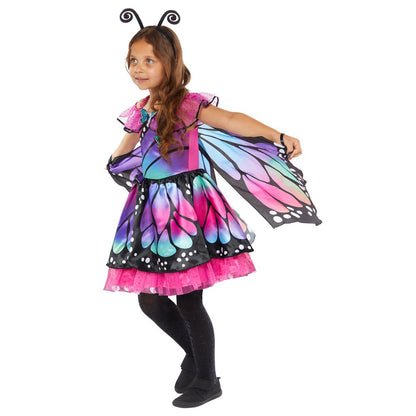 Anagram Pretty Butterfly Costume featuring a colourful butterfly-inspired outfit for kids