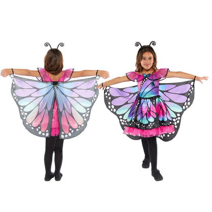 Anagram Pretty Butterfly Costume featuring a colourful butterfly-inspired outfit for kids