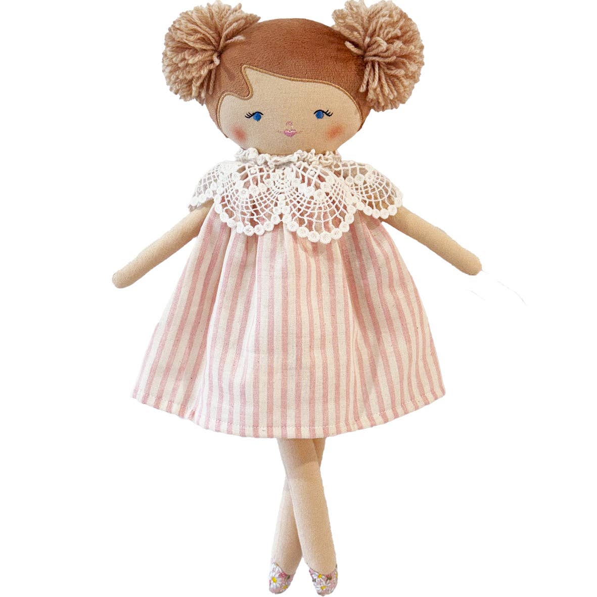 Aggie Doll 45cm Pink Stripe