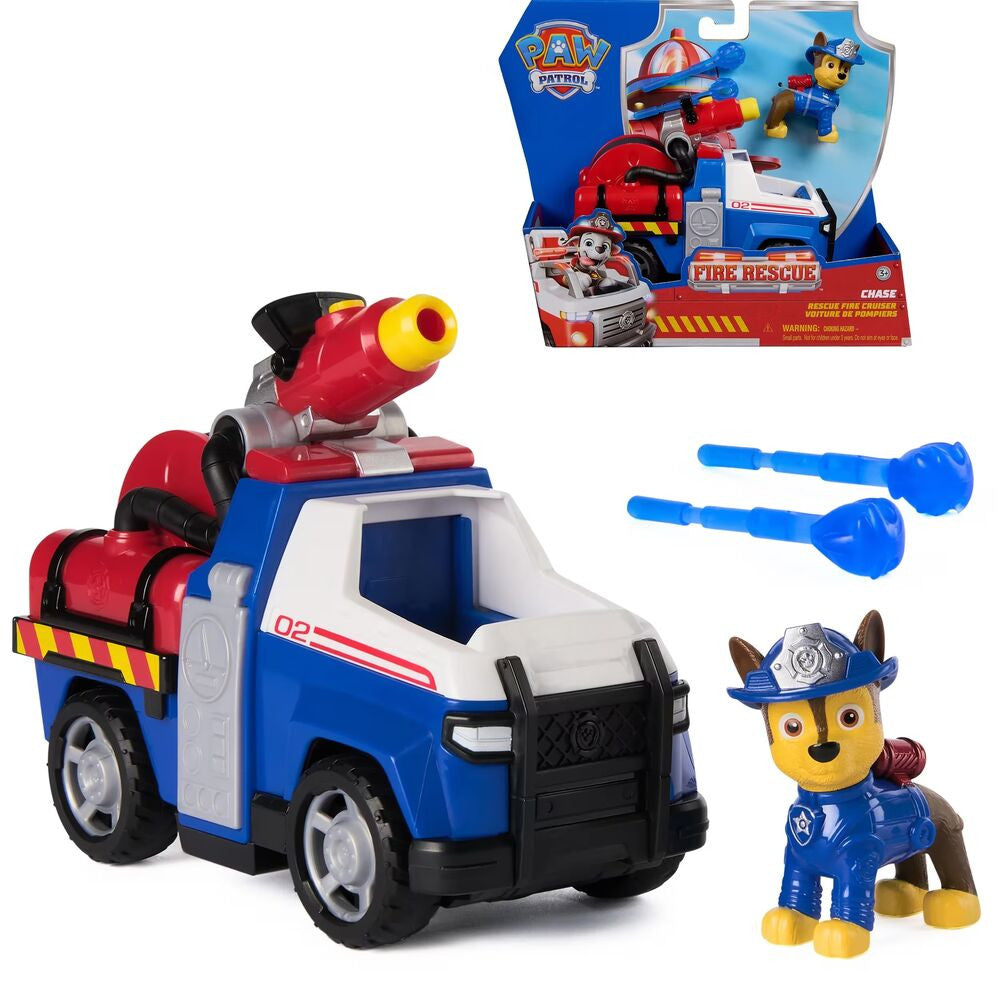 Paw Patrol - Fire Rescue Themed Vehicles - Chase Rescue Fire Cruiser