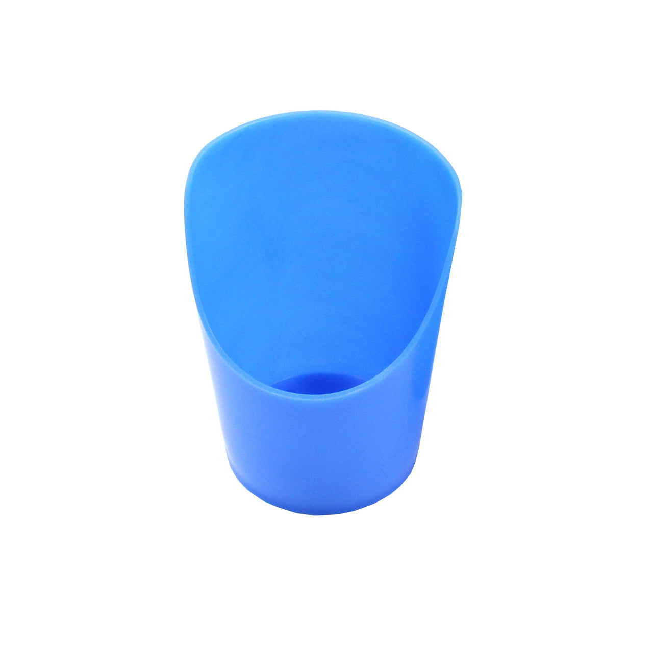 Medium blue ARK Flexi Cut-Out Cup 60ml nosey cup