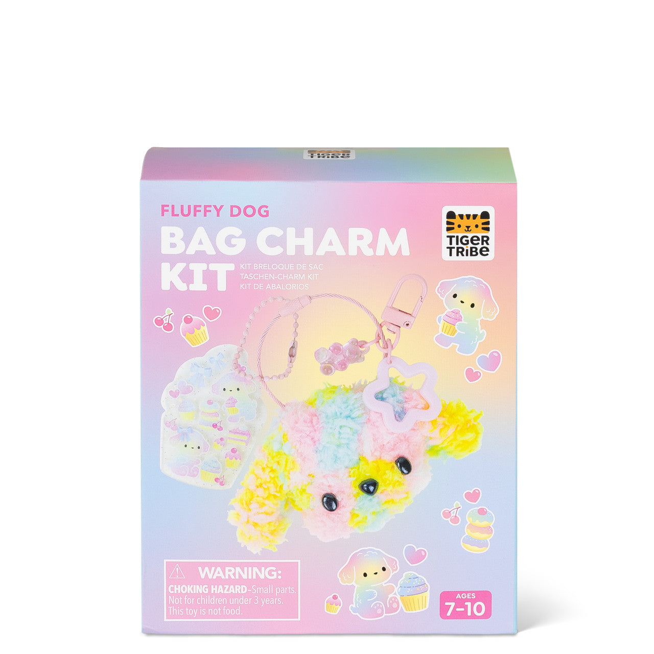 Tiger Tribe Bag Charm Kit - Fluffy Dog