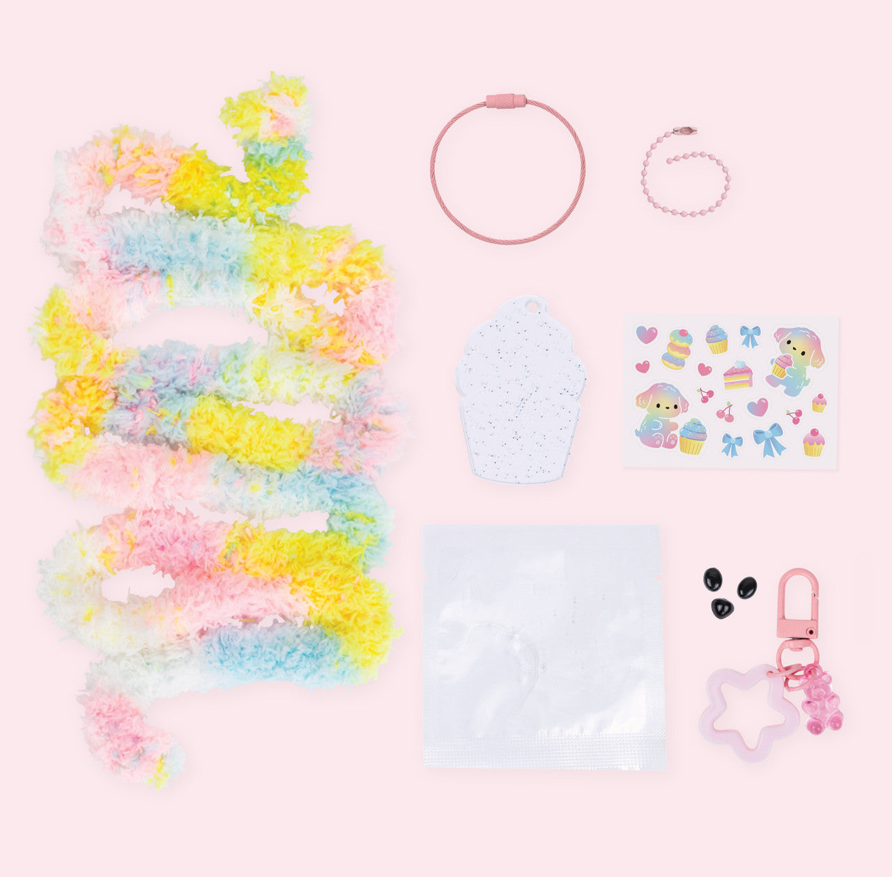 Tiger Tribe Bag Charm Kit - Fluffy Dog
