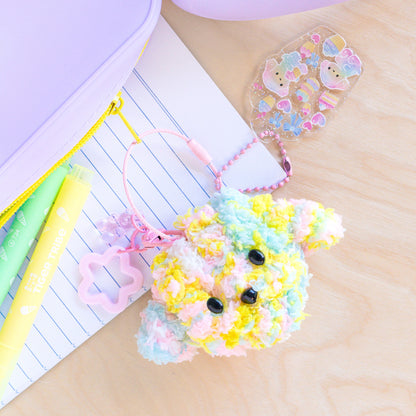 Tiger Tribe Bag Charm Kit - Fluffy Dog
