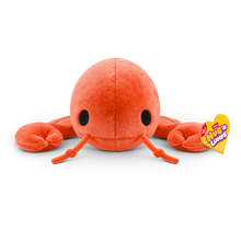 ZURU - Hug-a-Lumps Weighted Fluffy Plush Medium 1.3Kg - Lenny The Lobster